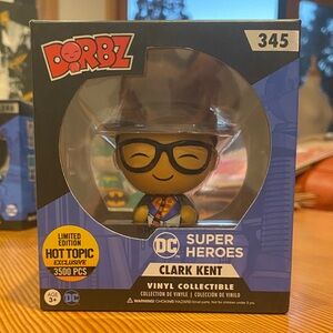 Funko Dorbz Clark Kent Vinyl Figure - Black, Blue, Red